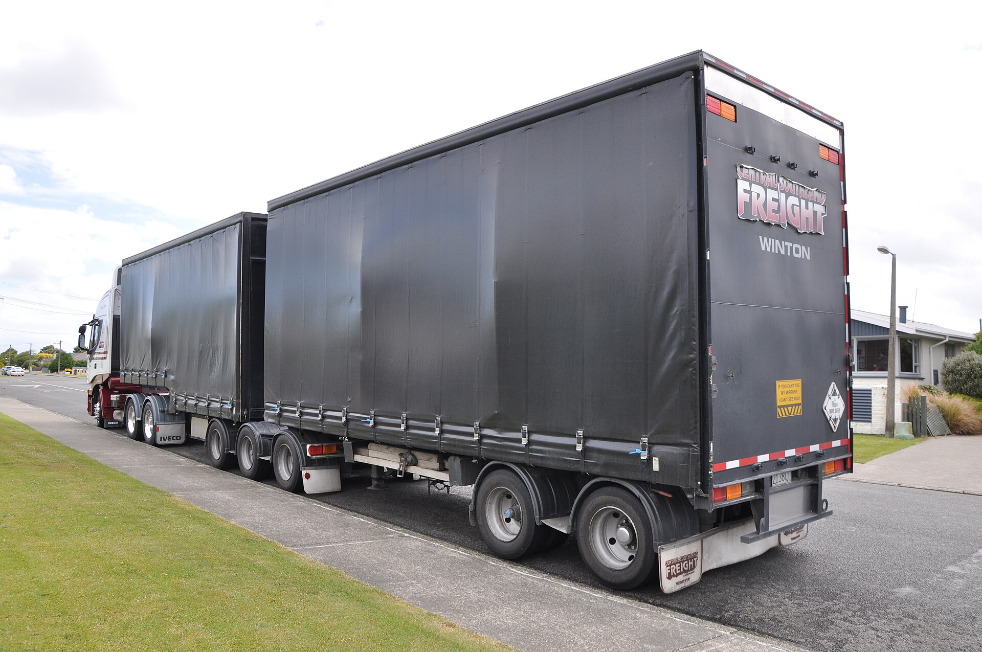 Volvo heavy-duty truck on European highway