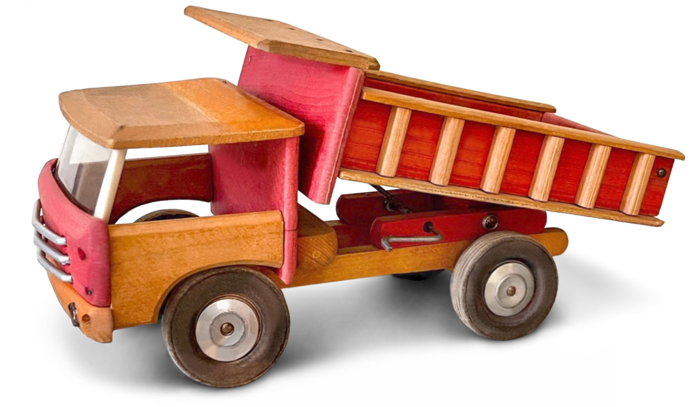 Truck driver reviewing paperwork in cab during economic downturn