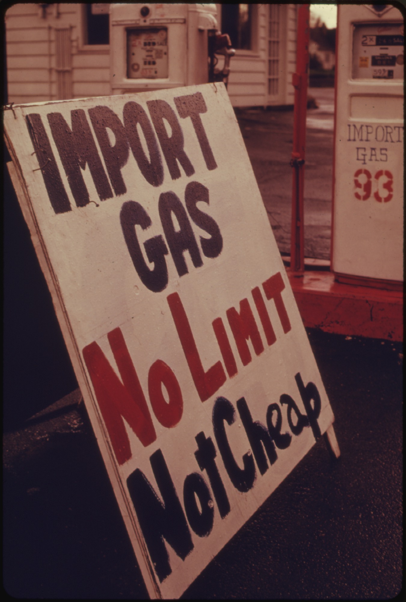 Diesel fuel pump nozzle at truck stop showing price above six dollars per gallon