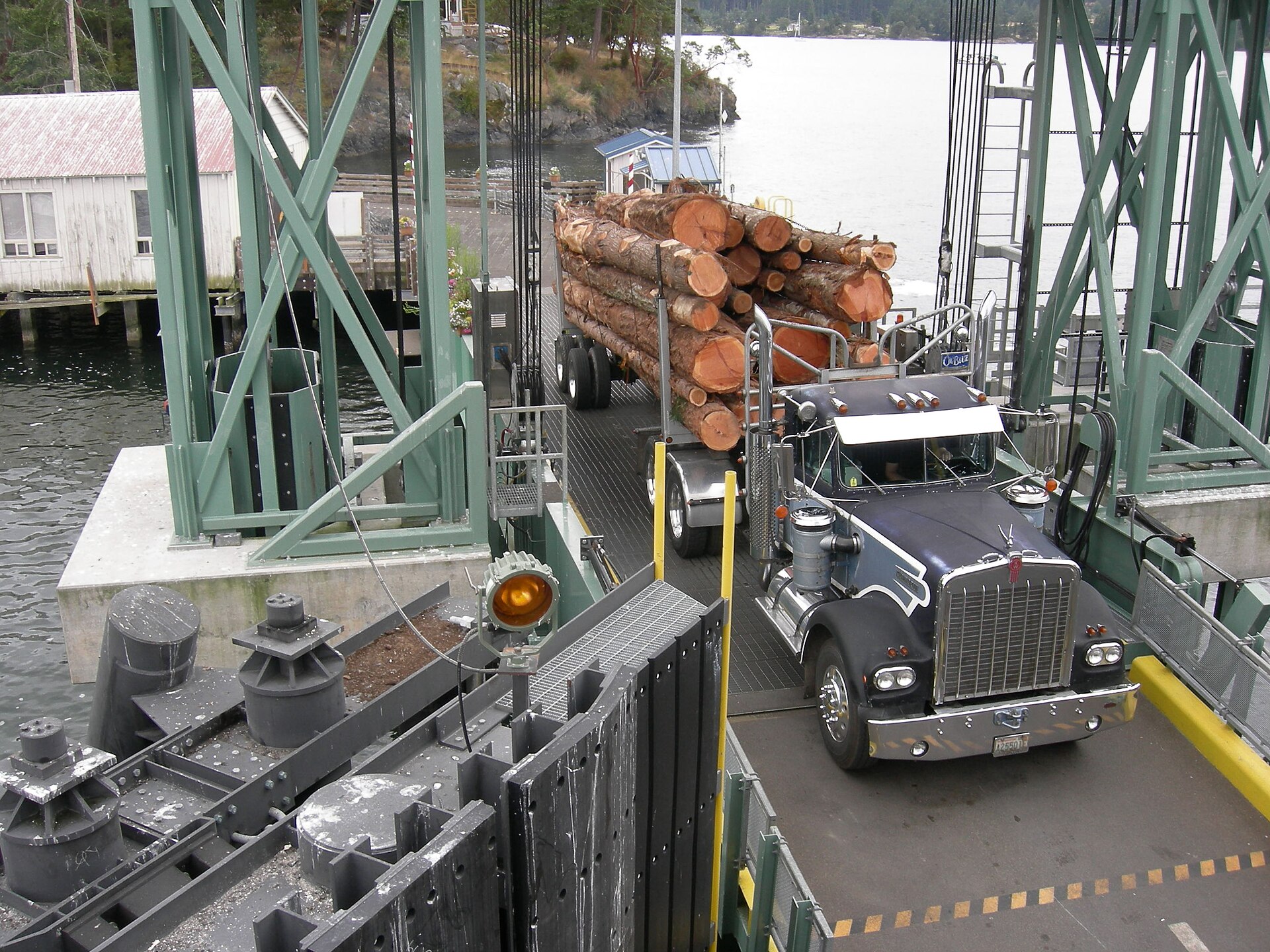 Semi-truck on highway representing Q1 2026 rate improvement as capacity tightens