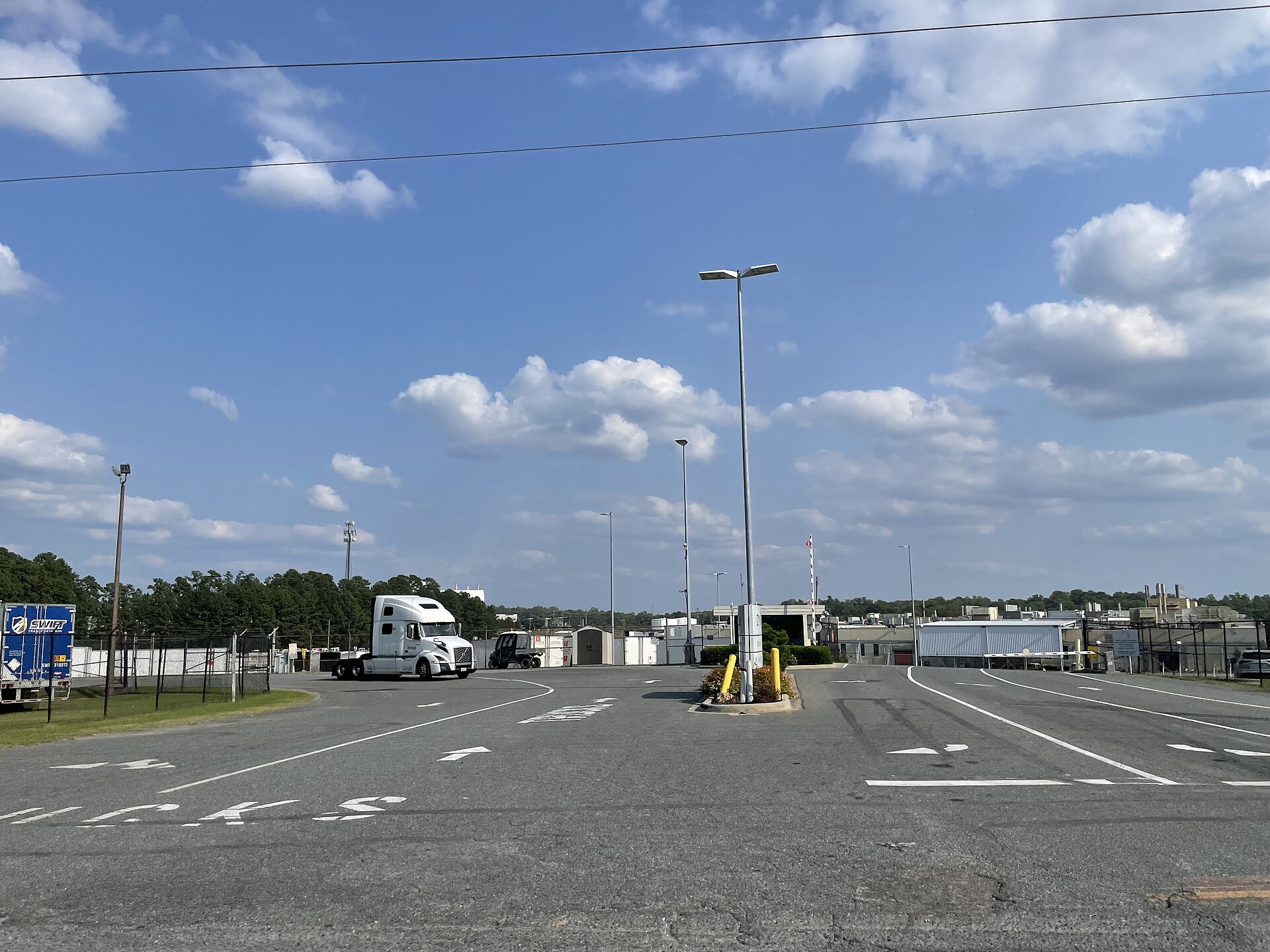 Freightliner heavy-duty trucks on assembly line at Mexican manufacturing facility