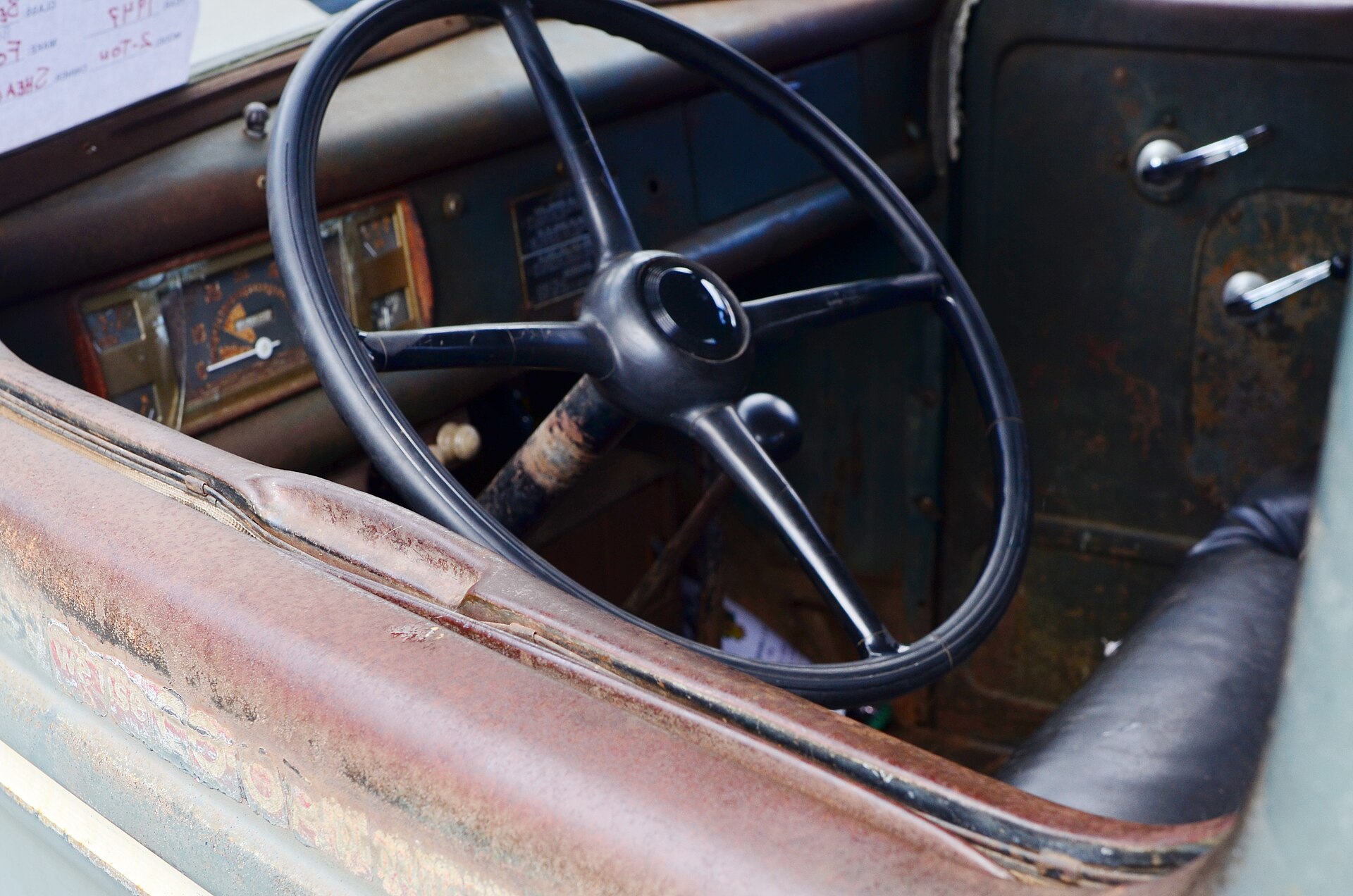 Modern truck sleeper cab interior showing driver amenities and connectivity equipment
