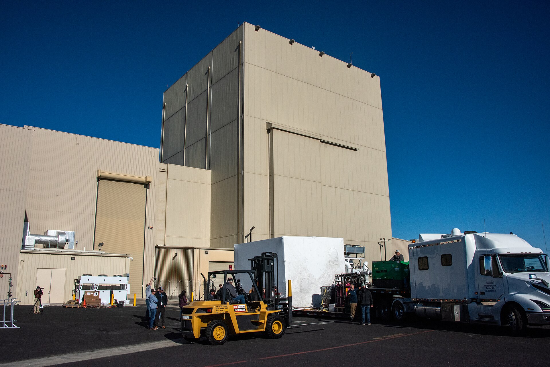 Volvo Class 8 trucks on manufacturing line at New River Valley plant in Virginia