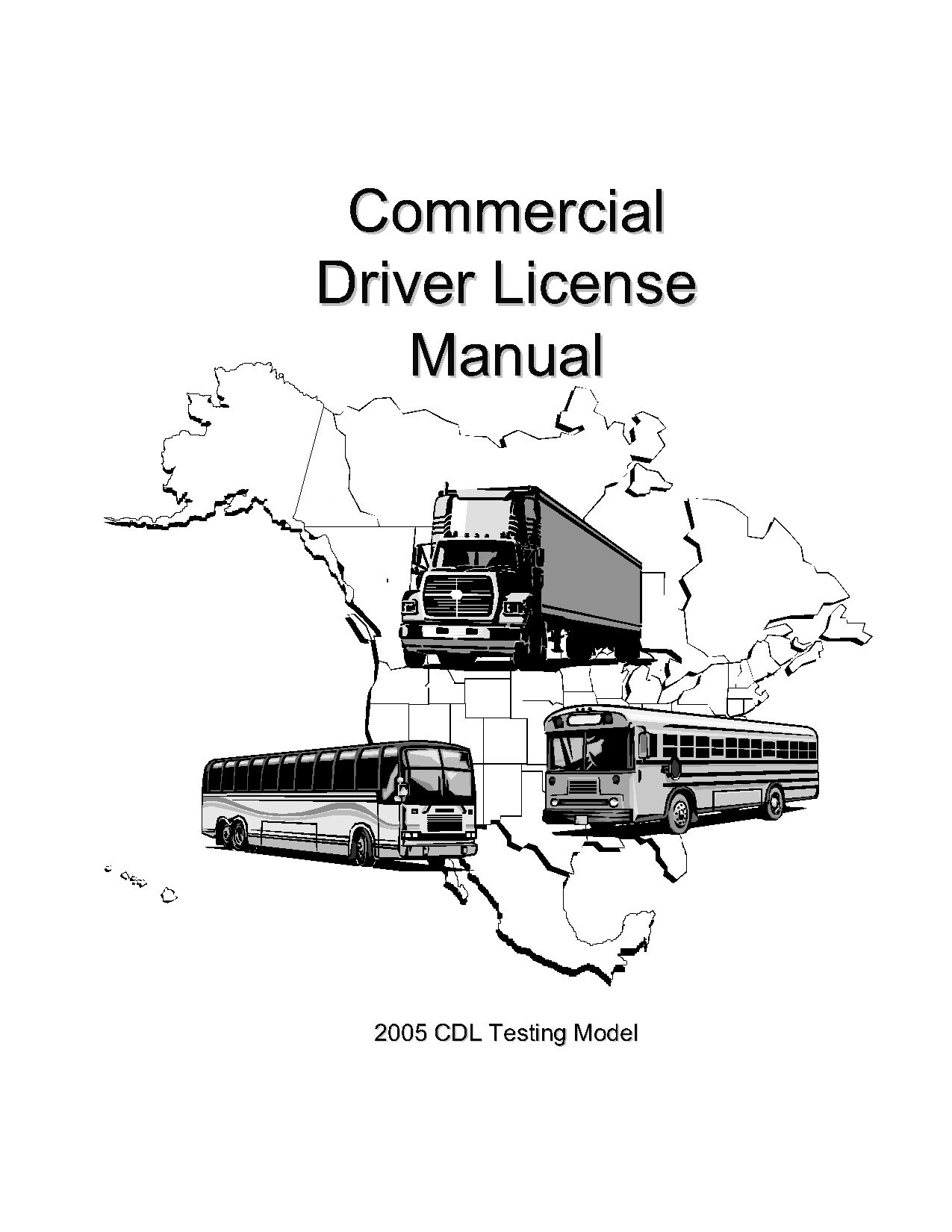 Commercial driver's license application form on desk with pen and immigration documents