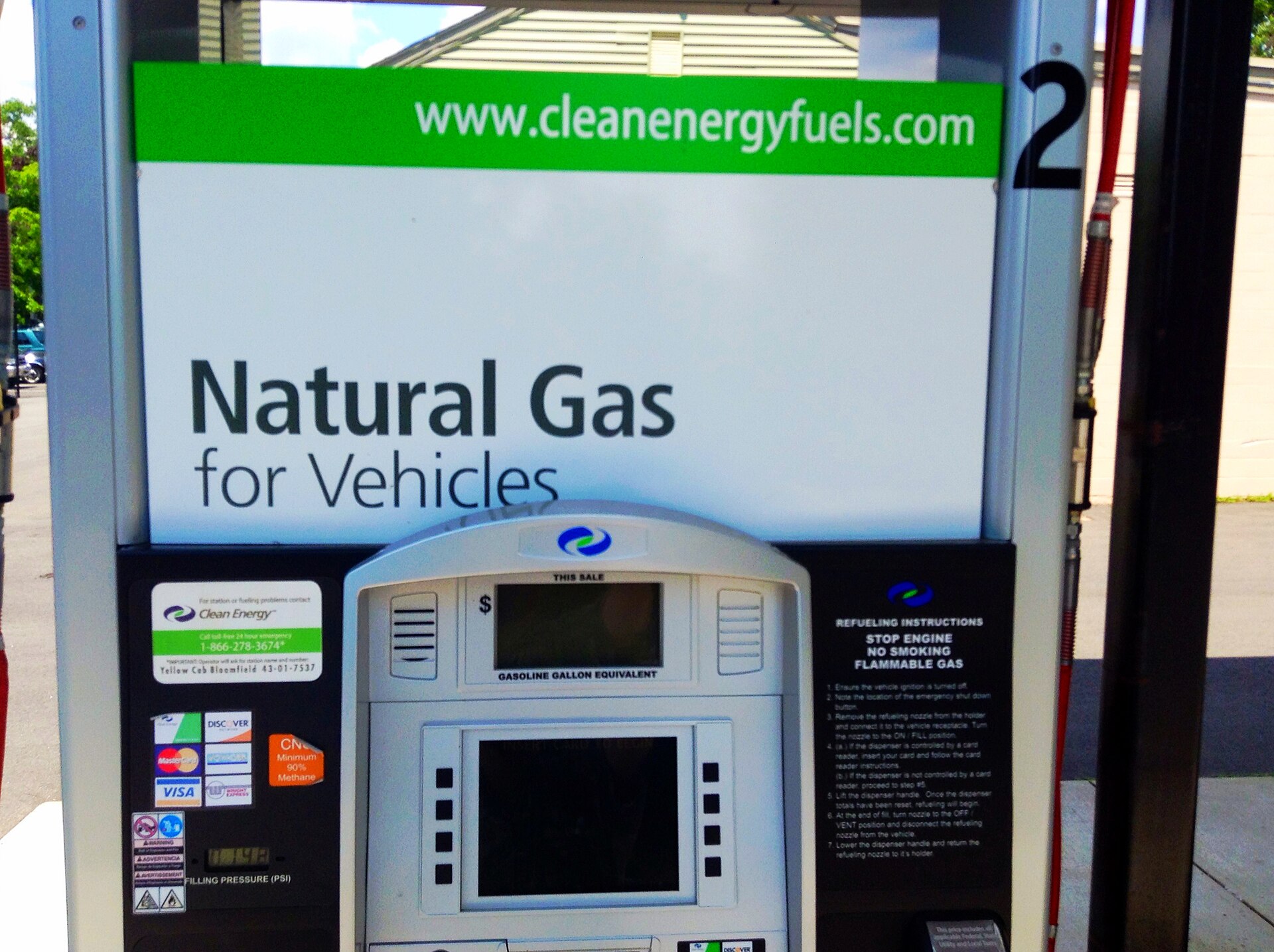 Clean Energy Fuels banner logo on white background