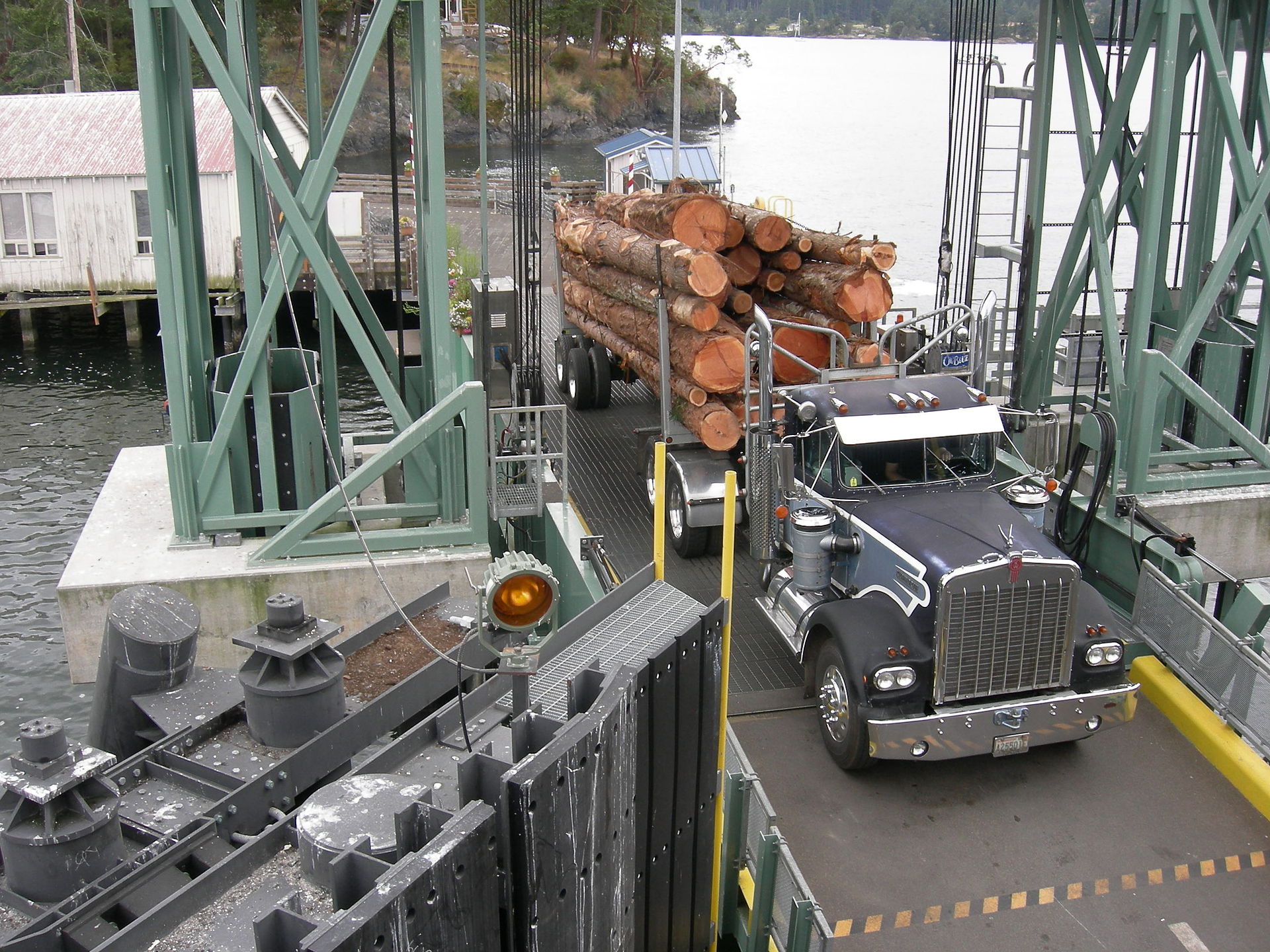 Semi-truck on highway representing Q1 2026 rate improvement as capacity tightens
