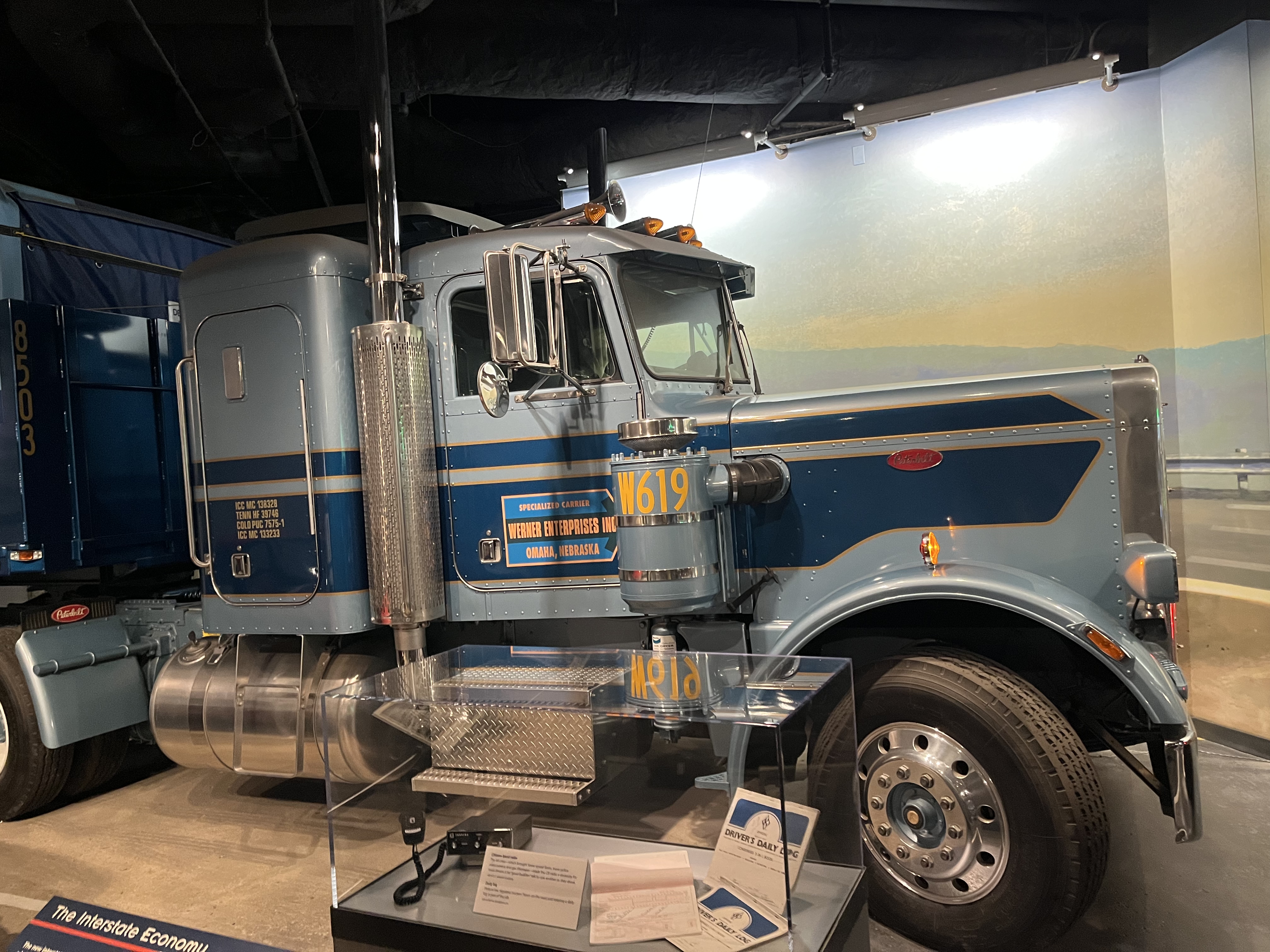Translucent trailer roof panel allowing natural daylight into cargo area